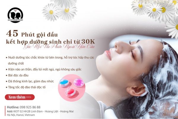 Dịch vụ gội đầu nam và nữ tại Autka