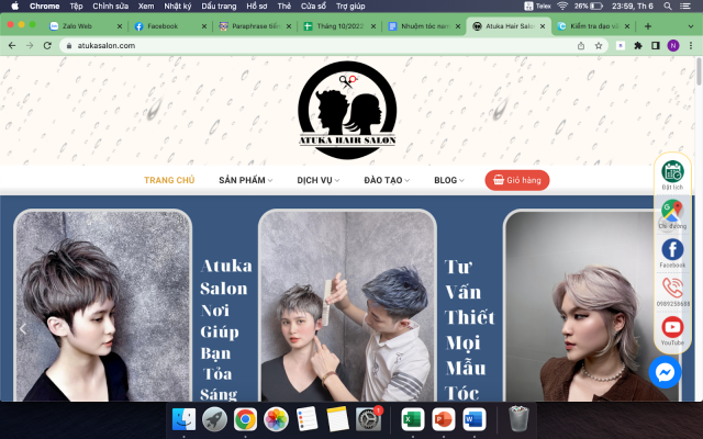 Top những địa chỉ làm tóc đẹp, chất lượng