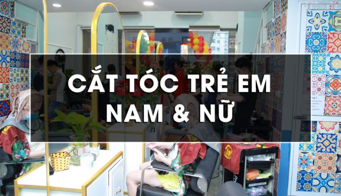 Cắt tóc trẻ em nam và nữ