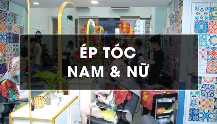 Ép tóc nam và nữ