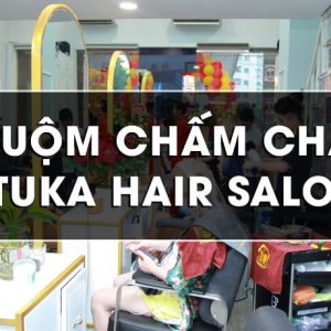 nhuộm chấm chân tóc