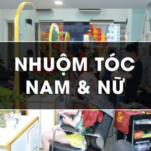 nhuộm tóc nam và nữ