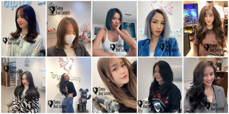 Tanya Hair Luxury là điểm đến quen thuộc của ca sĩ diễn viên nổi tiếng