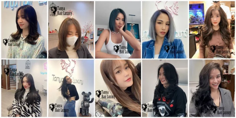 Tanya Hair Luxury là điểm đến quen thuộc của ca sĩ diễn viên nổi tiếng