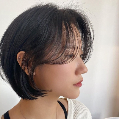 Tóc ngắn nữ mái bay