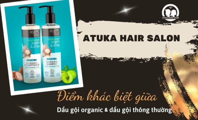 Điểm khác biệt giữa dầu gội organic và dầu gội thông thường