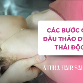 các bước gội thảo dược thải độc thư giãn hiệu quả
